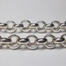 (n1556)Gargantilla de plata modelo Rolo.